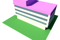 représentation 3D d'un collectif dans Ecotown