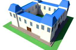 représentation 3D de l'hopital dans Ecotown